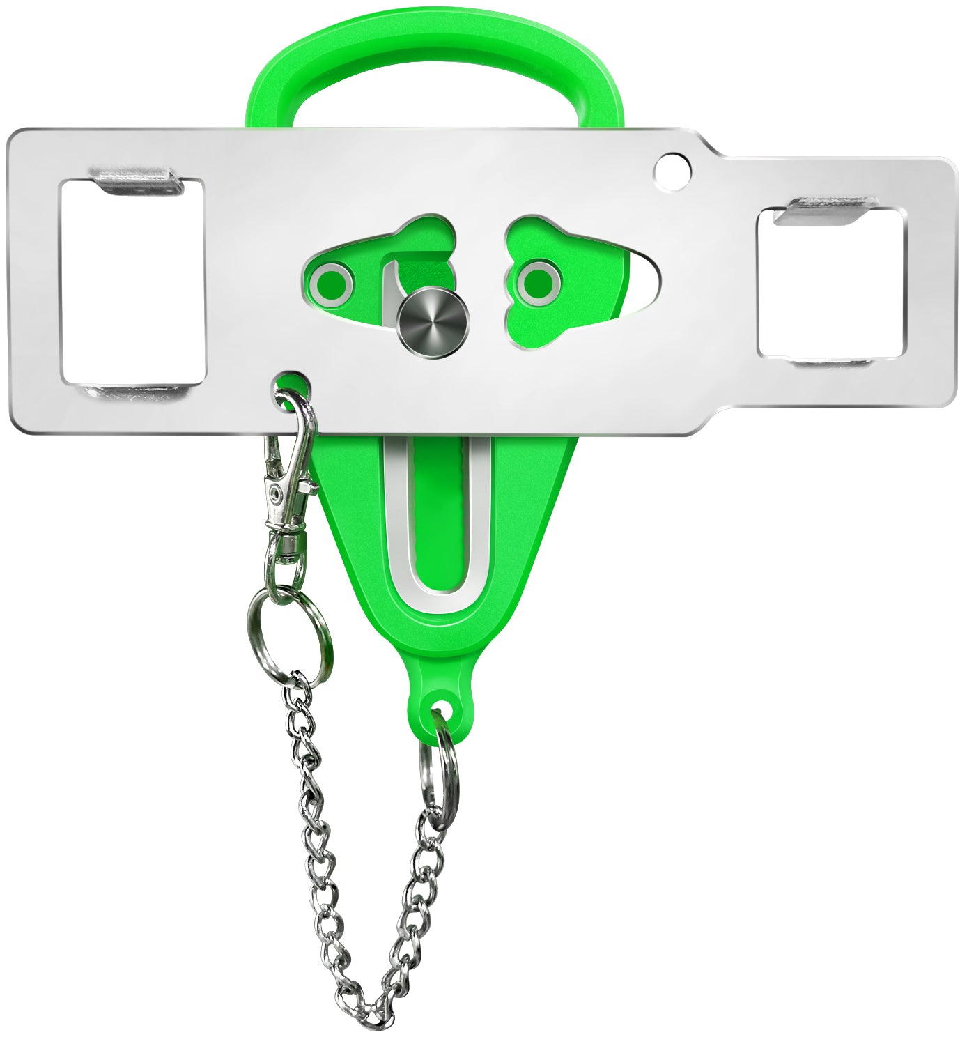 KUOGO 2 Pack Green Portable Door Lock