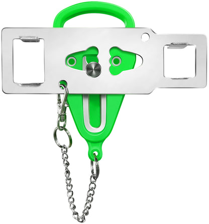 KUOGO 2 Pack Green Portable Door Lock