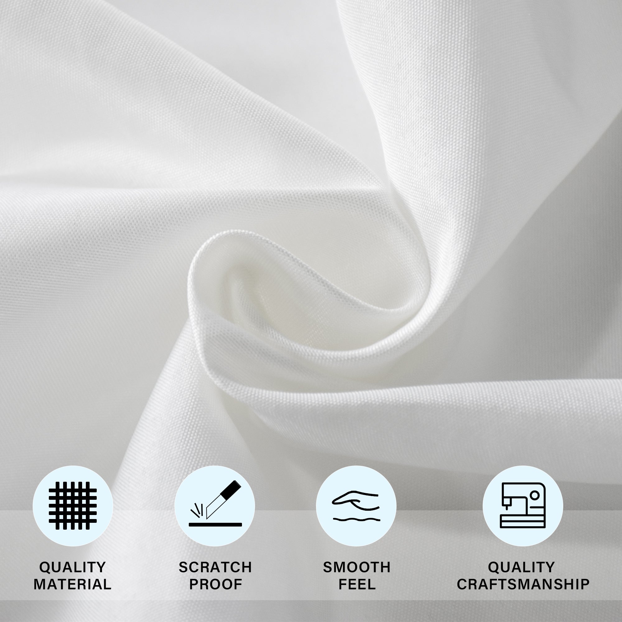 KUOGO Rectangle Polyester Table Cloth, Stain & Wrinkle Resistant Washable Table Cover for Wedding, Dinner Party, Buffet & Camping