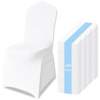 KUOGO Spandex Stretch Chair Covers 30–200Pcs, Removable Slipcovers for Wedding Banquet Dining Party