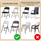 KUOGO 30-200 Pack Stretch Folding Chair Covers, Polyester Spandex Slipcovers for Wedding Banquet Party Holidays