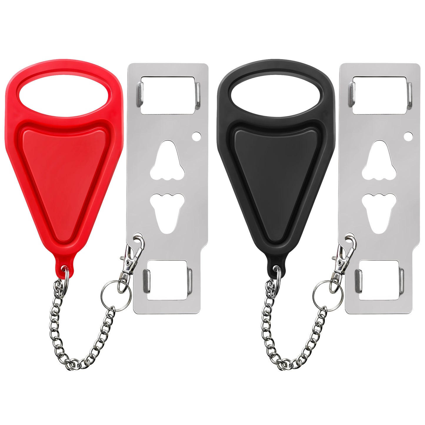 KUOGO Black & Red Portable Door Lock