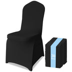 KUOGO Spandex Stretch Chair Covers 30–200Pcs, Removable Slipcovers for Wedding Banquet Dining Party