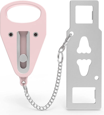 KUOGO Pink Portable Door Lock