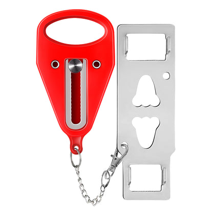 KUOGO Red Portable Door Lock