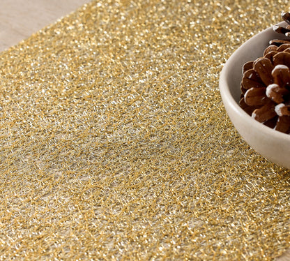 Metallic Lace Table Runner