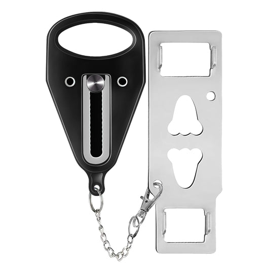 KUOGO Black Portable Door Lock