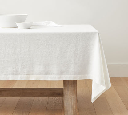 Oversized Linen Tablecloth