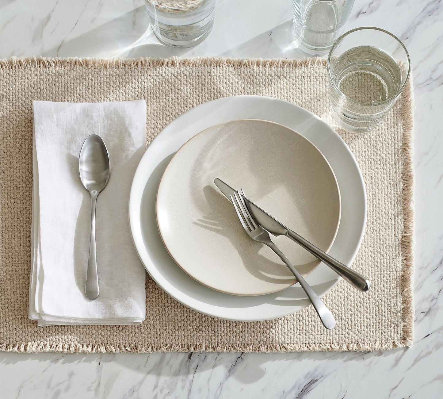Handwoven Cotton Fringe Placemats