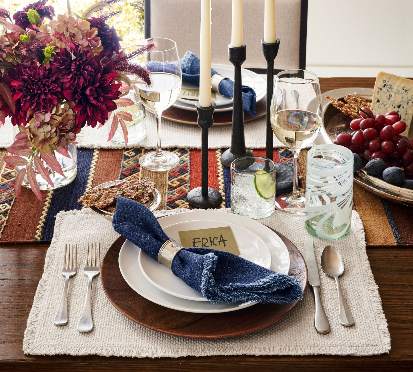 Handwoven Cotton Fringe Placemats